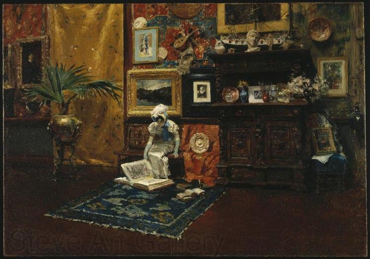 William Merritt Chase Studio Interior Spain oil painting art
